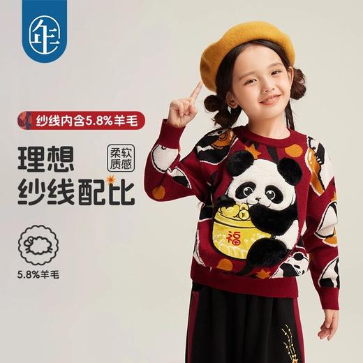 【抱富毛衣】年衣儿童毛衣女款2024新款冬季卡通保暖针织衫毛衫男童 商品图1