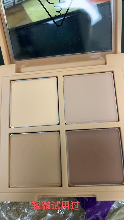 8809664982910  三熹玉3CE【经典四色】四色眼影盘燕麦拿铁微闪珠光哑光初学者便携 商品图2