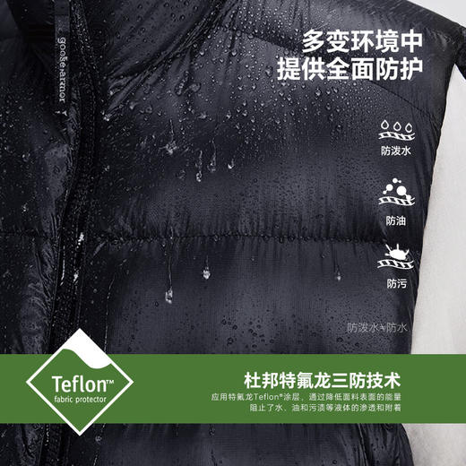 天石鹅铠甲白鹅绒羽绒马甲男女同款立领加厚户外运动坎肩东北严寒G423 商品图3