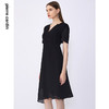 皮尔卡丹女装夏季新款通勤修身不对称多色连衣裙C32DS016
 商品缩略图6