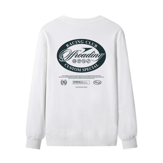 自由基地美式图案设计ins风组合英文logo印花套头卫衣300克毛圈款 NMT-2193 商品图3