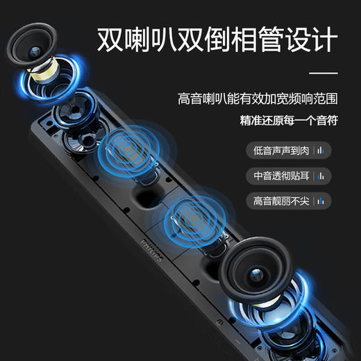 飞利浦SPA5308P标准版蓝牙音箱黑色 商品图2