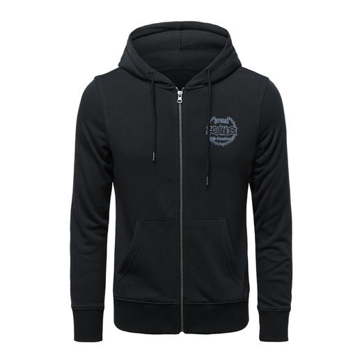 自由基地男女款破烂废土风英雄会设计图案印花带帽拉链卫衣毛圈款 NMT-2191 商品图2