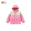 贝贝怡童装女童冬季加绒保暖外套2024新款儿童冲锋衣防水户外风衣ZB3DS029 商品缩略图4