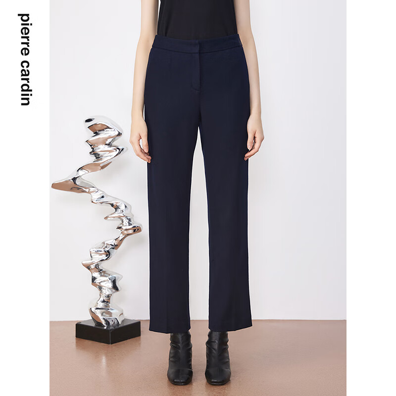 皮尔卡丹女装裤子休闲裤秋季轻商务通勤干练西裤P3358T3970N0
