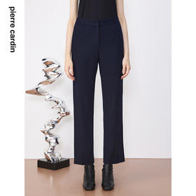 皮尔卡丹女装裤子休闲裤秋季轻商务通勤干练西裤P3358T3970N0
