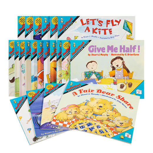 【小彼恩品牌】MathStart 数学启蒙点读版  英文绘本 平装 一阶二阶 多辑 规格自选 商品图6