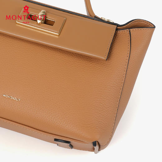 法国梦特娇秋冬时髦百搭高智感牛皮斜挎包 商品图4