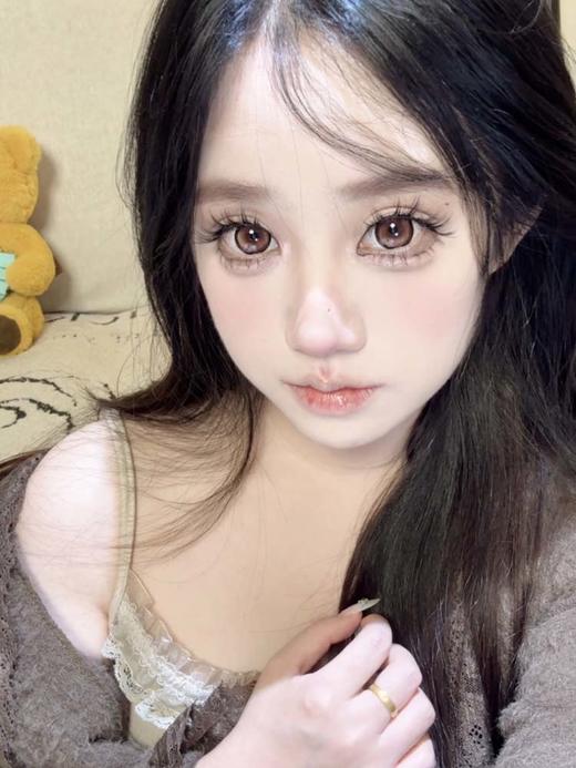 wecute  半年抛美瞳  可可奶糖 直径14.5mm 着色13.9mm 商品图5