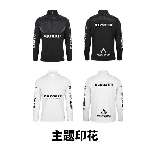 小李子蜂锐FUNRY鸟巢系列半拉链长袖训练服2.0加厚防寒保暖小川浩史联名 商品图1