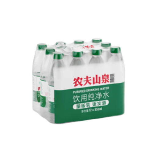 农夫山泉彩膜装饮用纯净水550ml*12 商品图0