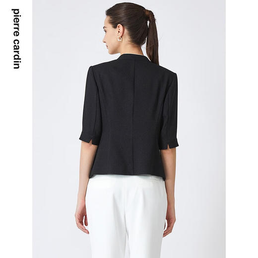 皮尔卡丹女装春季新款简约修身多色通勤西服上衣C31UL001
 商品图2