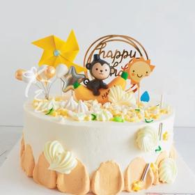 【小猴子创意蛋糕】