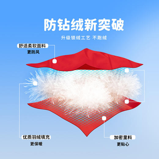 贝贝怡童装女童冬季羽绒服中长款2024新款新年拜年服儿童外套ZB4DS002 商品图8