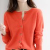【绒叶依品针织圆领小开衫】15色可选,修饰身 材比例,松而有度,气质干净,落落大方,适度松 分享 量,上身没有负担感 商品缩略图2