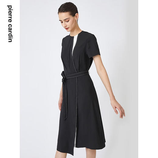 皮尔卡丹女装新款通勤都市职业修身连衣裙C31DS015B0
 商品图1