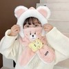 儿童帽子冬季围巾口罩一体帽男童加厚保暖毛绒帽女童宝宝防风护耳 商品缩略图2