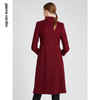 皮尔卡丹女装毛呢外套气质高个子长款安哥拉红大衣P2414C2963T0 商品缩略图1
