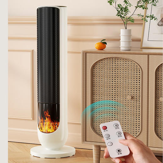 VCJ【德国品牌】取暖器家用电暖器电暖气塔式立式摇头暖风机小太阳全屋携式电暖气 商品图0