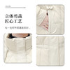 连帽抽绳收腰羽绒服，中长款白鸭绒羽绒服外套QYM- JJ-XDH24831-Y 商品缩略图3