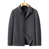 【新款DPX】大依优型翻领双面呢羊毛呢外套夹克男宽松加肥加大码上衣胖子休闲潮流 商品缩略图0