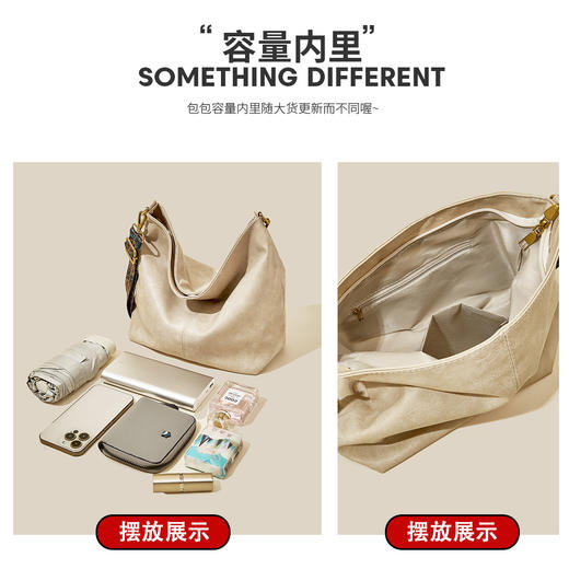 Safiya/索菲娅2024 粗肩带轻便水桶包大容量女士单肩斜挎包 SF42215262 商品图6