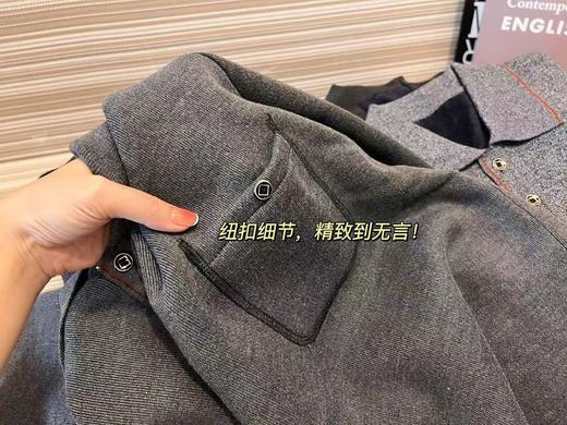 POLO领加绒爸爸衫老父亲们爱穿省心保暖衣 商品图8
