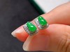 18K金冰阳绿葫芦耳钉 商品缩略图1