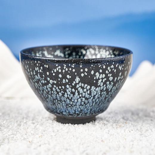 八马茶业黑釉银滴建盏/个 商品图0