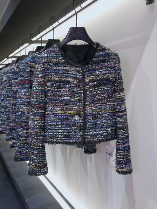 爆款小香风外套女2024新款短款高端小个子秋款法式名媛设计感上衣 商品图0