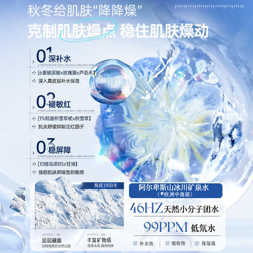 【⚡抢！第2件0元，需拍2件】儒意维生素原B5补水保湿喷雾400ml 玻尿酸补水保湿喷雾女小分子妆前湿敷秋冬爽肤水|儒意官方旗舰店 商品图3