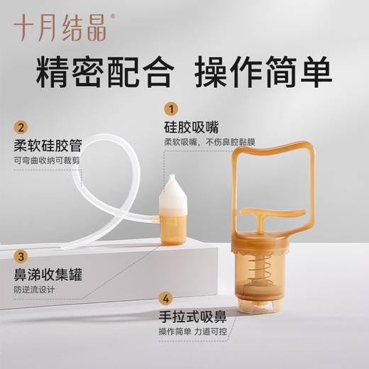 宝宝抽拉式清洁吸鼻器 赠【婴儿海盐喷雾50ml*1瓶】 商品图2