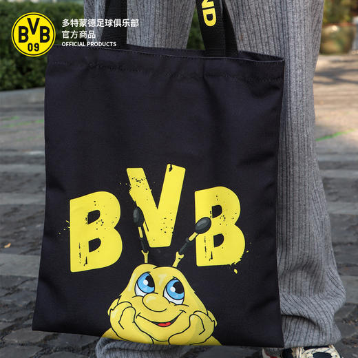 【官方正版】多特蒙德足球俱乐部｜BVB黄黑吉祥物帆布包百搭形象 商品图3