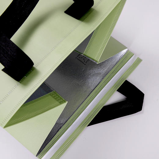 喇叭花一次性蛋糕保温冷藏甜品袋定制外卖餐饮铝箔打包无纺布袋 商品图4