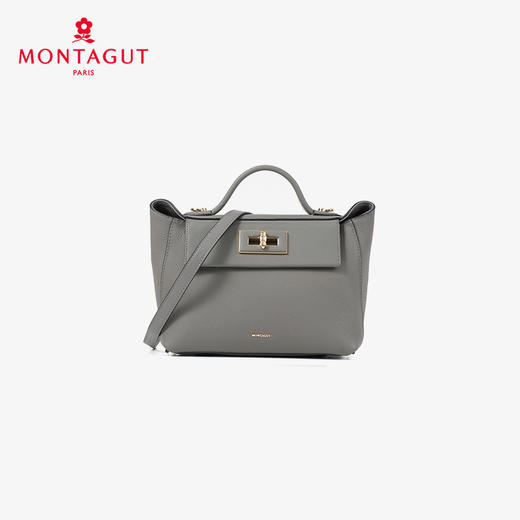 法国梦特娇秋冬时髦百搭高智感牛皮斜挎包 商品图5