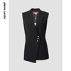 皮尔卡丹女装秋季新款简约通勤干练百搭黑色马甲P84JV62B0
 商品缩略图0