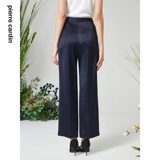 皮尔卡丹女装裤子摩登时尚复古直筒通勤休闲丝绒裤子P3125T3020N0
 商品图2