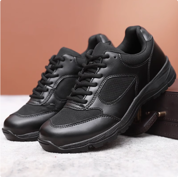 君洛克正品春秋作训鞋黑色男低帮夏季透气执勤训练鞋D16403-1/D16403-2