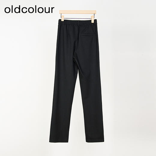 oldcolour春秋款黑色修身百搭高腰气质铅笔裤长裤女O11073141 商品图1