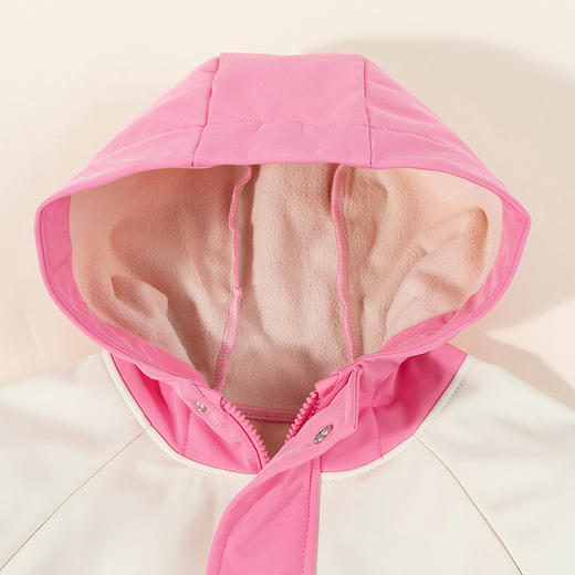 贝贝怡童装女童冬季加绒保暖外套2024新款儿童冲锋衣防水户外风衣ZB3DS029 商品图6