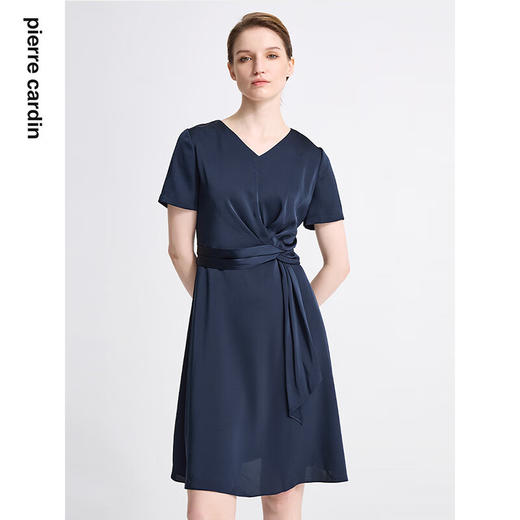 皮尔卡丹女装夏季新款通勤淑女百搭多色连衣裙C42DS17
 商品图7