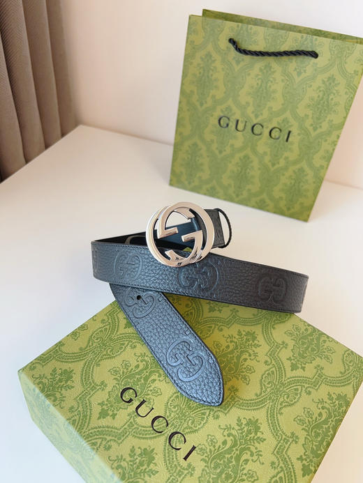 秋冬特惠💰300【Gucci】男士腰带 早秋系列添姿加彩。这款亮眼的腰带 商品图4