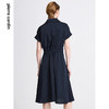 皮尔卡丹女装夏季新款通勤时尚都市双色短袖连衣裙C42DS12
 商品缩略图8
