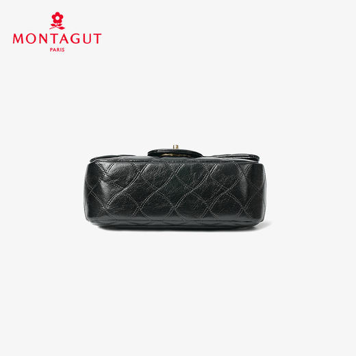 法国梦特娇新品小香风时髦百搭牛皮斜挎包 商品图3