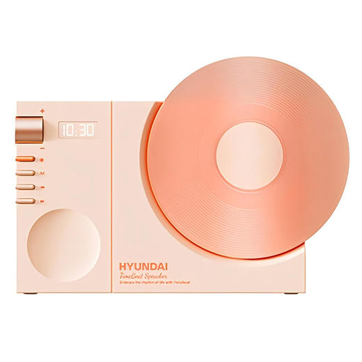 HYUNDAI时光黑胶唱片时钟蓝牙音箱YH-F170 商品图3
