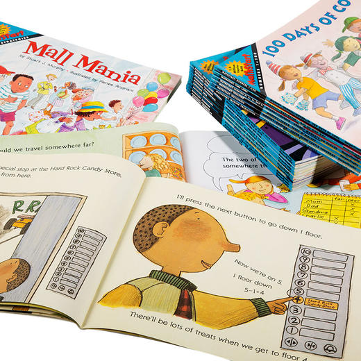 【小彼恩品牌】MathStart 数学启蒙点读版  英文绘本 平装 一阶二阶 多辑 规格自选 商品图7