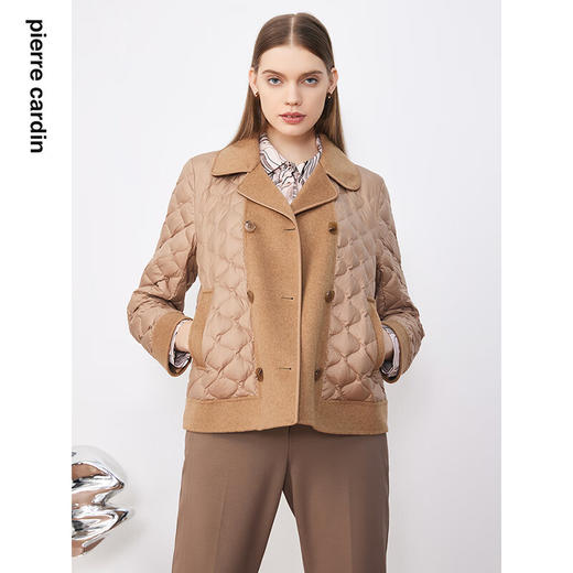 皮尔卡丹女装羽绒服时尚个性高充绒量百搭短款上衣P3493Y3403M0 商品图3