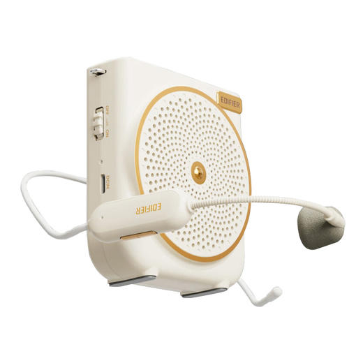 漫步者（EDIFIER）MF3 无线版便携式扩音器  大功率教学专用教师导游会议培训扩音器 云岩白 商品图0