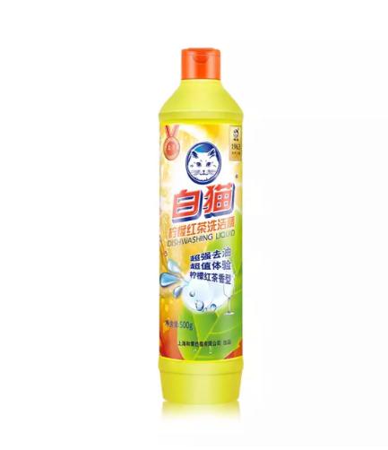 500G白猫柠檬红茶洗洁精 商品图0