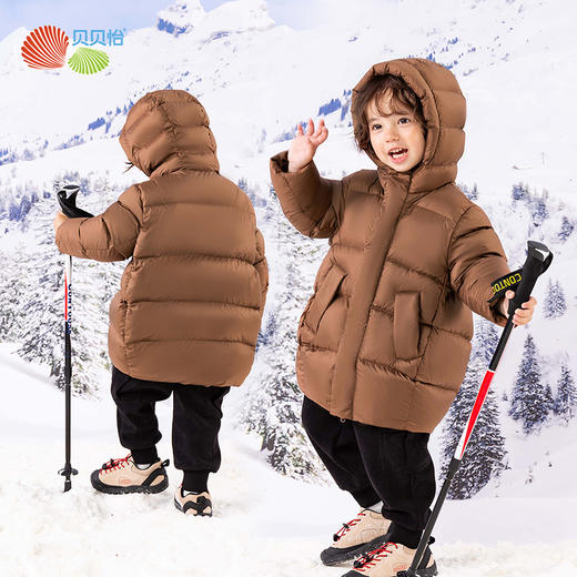 贝贝怡童装小童2024冬季新款男童羽绒服加厚韩版洋气儿童宝宝外套ZB4DS003 商品图2
